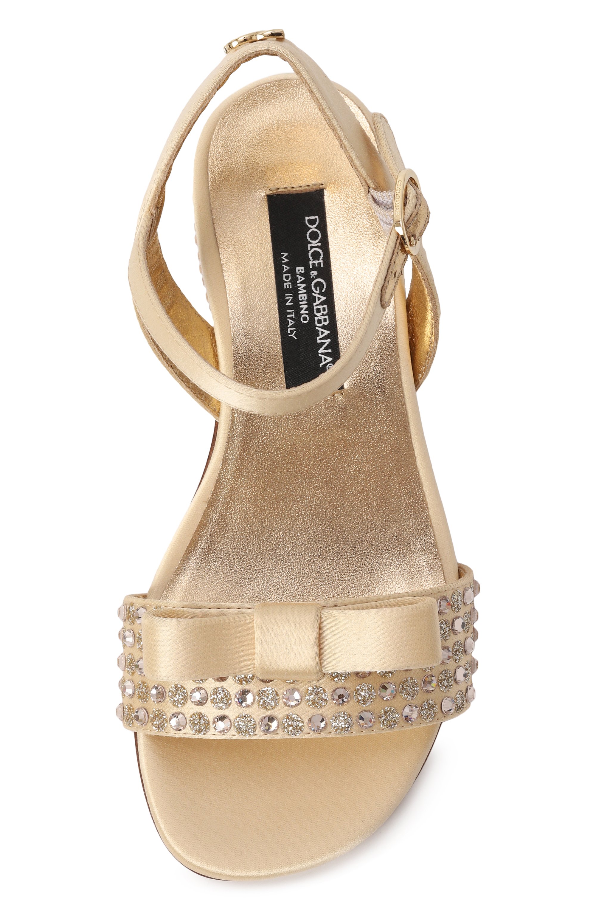 Текстильные босоножки DOLCE & GABBANA, арт. D11305/A4772/24-28, фото 4