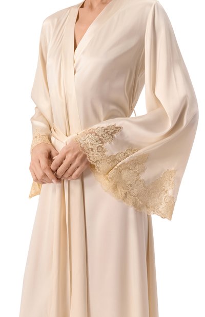 Шелковый халат I.D. SARRIERI, арт. L4676, фото 5