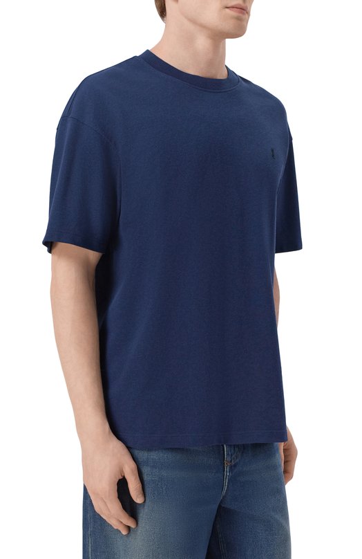 Футболка Saint Laurent 832941/Y37HC Синий  832941/Y37HC Фото 3