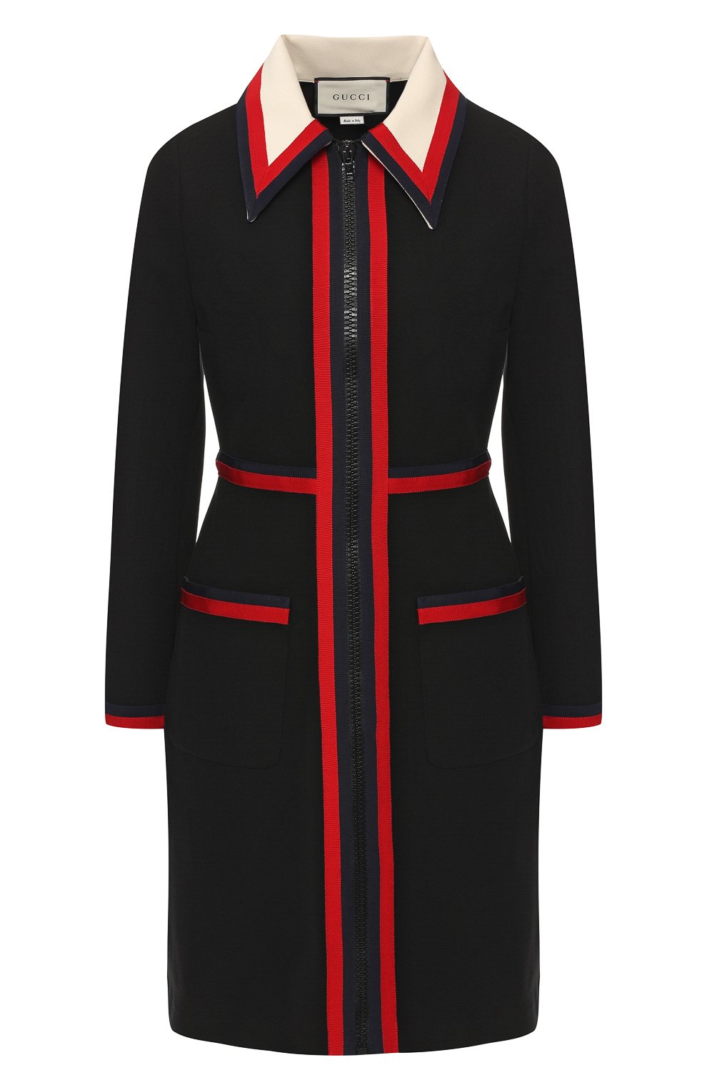 Платье на молнии с контрастной отделкой GUCCI, арт. 538743/X927B, фото 1