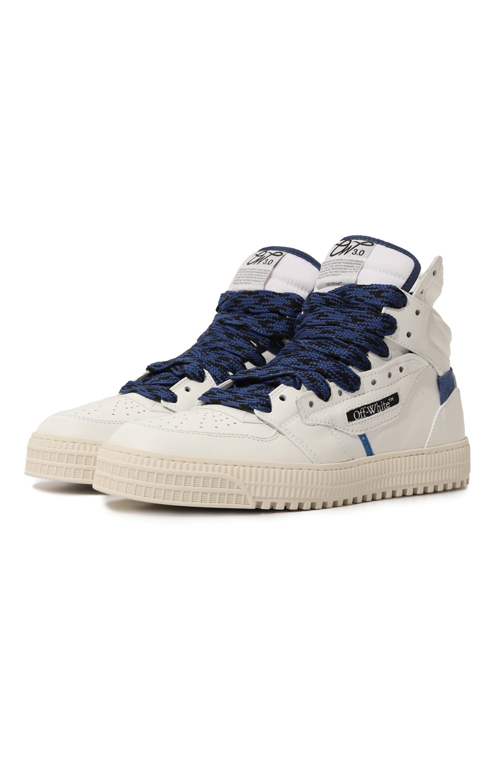 Кожаные кеды off court 3.0 OFF-WHITE, арт. 0MIA065S24LEA005, фото 1