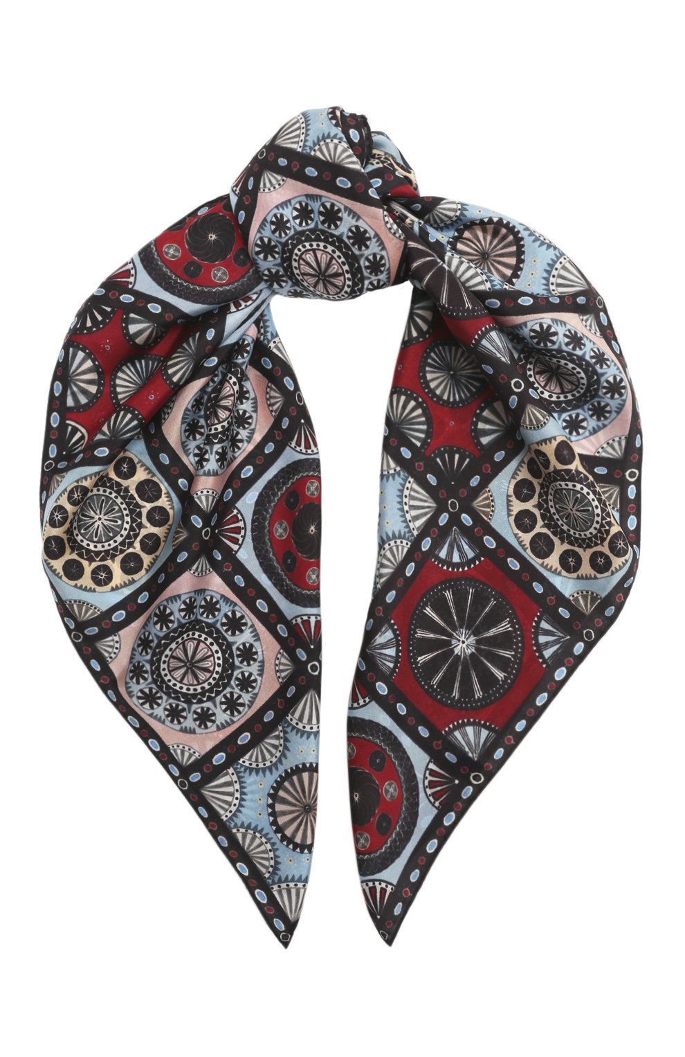 Шелковый платок византийский орнамент GOURJI, арт. T21VISRD7R/1, фото 1