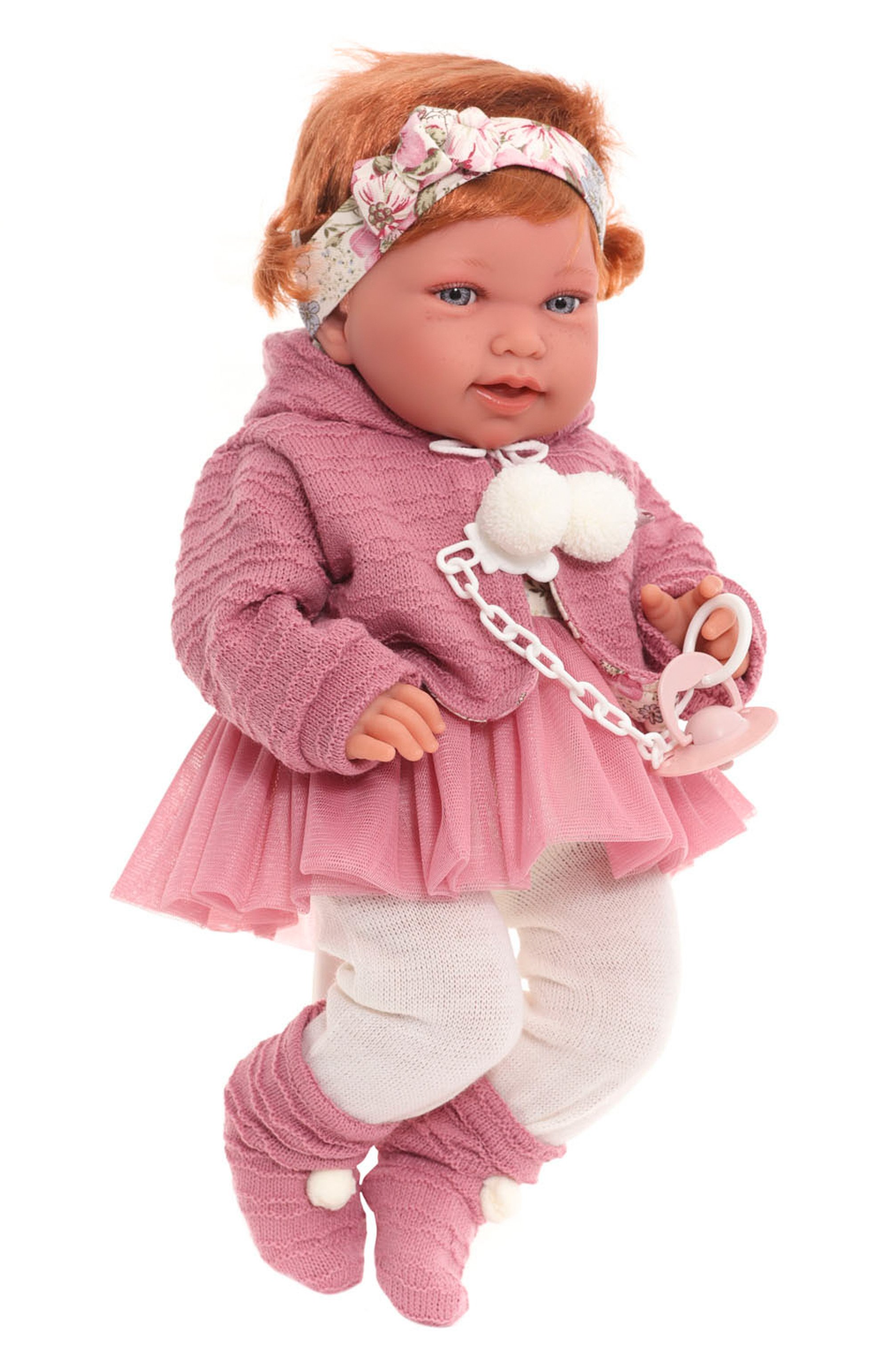 Кукла малышка саманта ANTONIO JUAN розового цвета по цене 18910 руб., арт. 33070, фото 1 Кукла малышка саманта ANTONIO JUAN, арт. 33070, фото 1