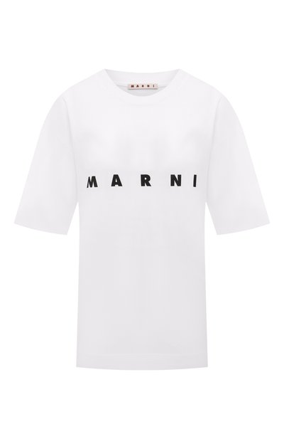 Женская хлопковая футболка MARNI, арт. THJET49EPB/SCP89