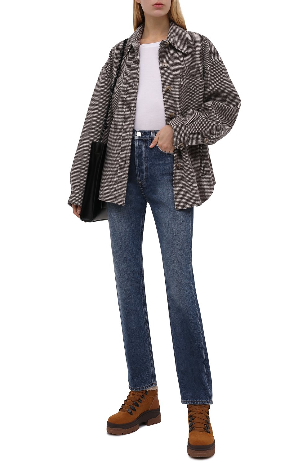 Замшевые ботинки aure SEE BY CHLOÉ коричневого цвета по цене 55650 руб., арт. SB35132B/14225, фото 2 Замшевые ботинки aure SEE BY CHLOÉ, арт. SB35132B/14225, фото 2