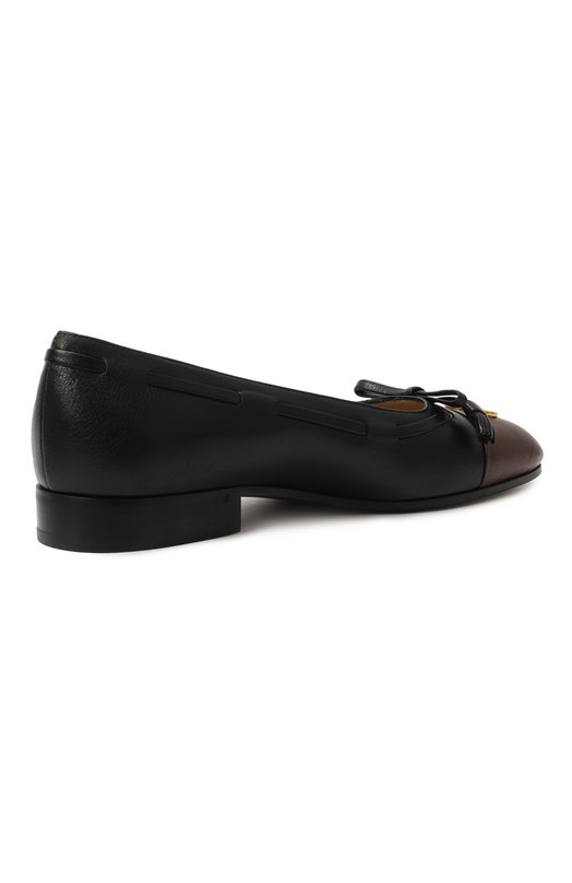 Кожаные балетки Valet Du Roi Valentino 6Y0S0L03/VMH Чёрный  6Y0S0L03/VMH Фото 5