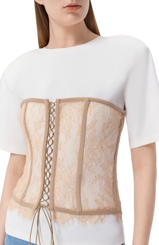 Топ Giuseppe di Morabito 06PST0395 16309 Белый  06PST0395 16309 Фото 5