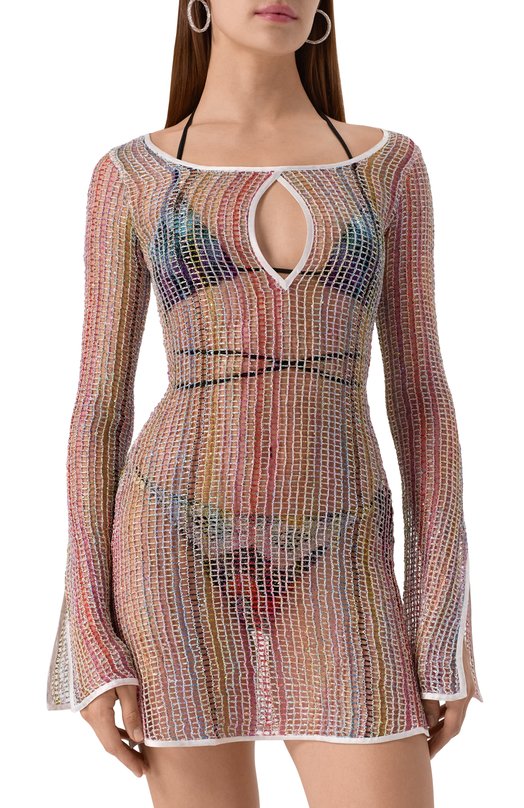 Платье с отделкой пайетками Missoni MS25SQ2B/BV00HD Разноцветный  MS25SQ2B/BV00HD Фото 3
