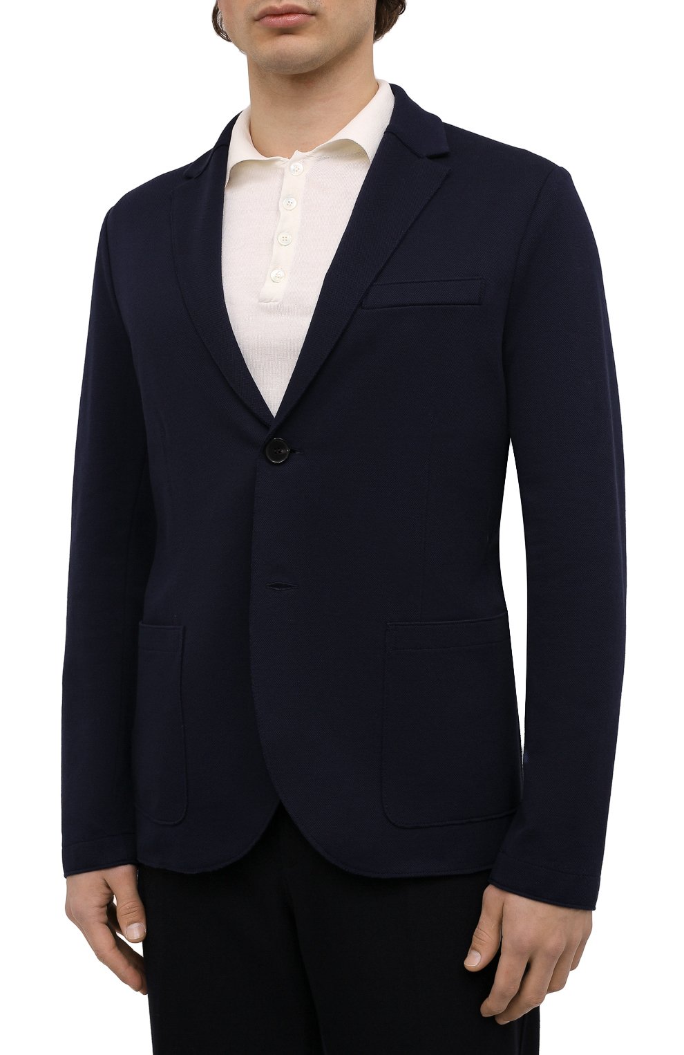 Хлопковый пиджак HARRIS WHARF LONDON, арт. C8G22PBR, фото 3