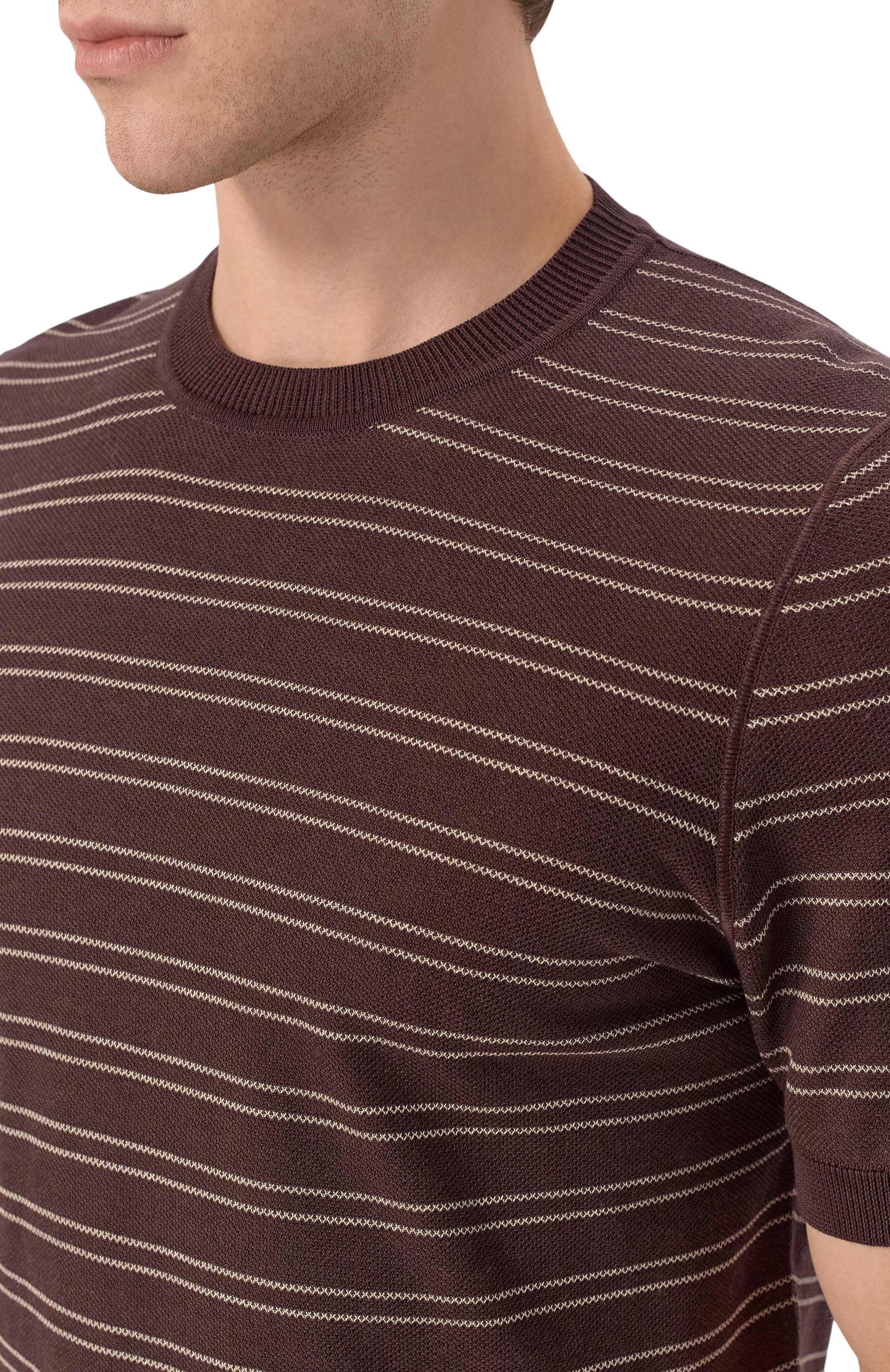 Джемпер из хлопка и лиоцелла BOSS, арт. 50560482, фото 5