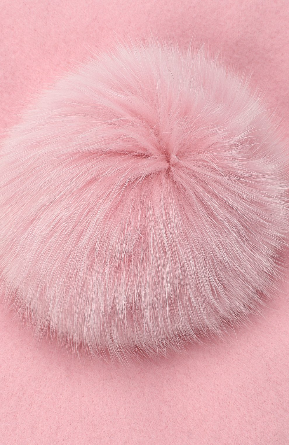 Шерстяной берет с меховым помпоном CATYA, арт. 024503, фото 3