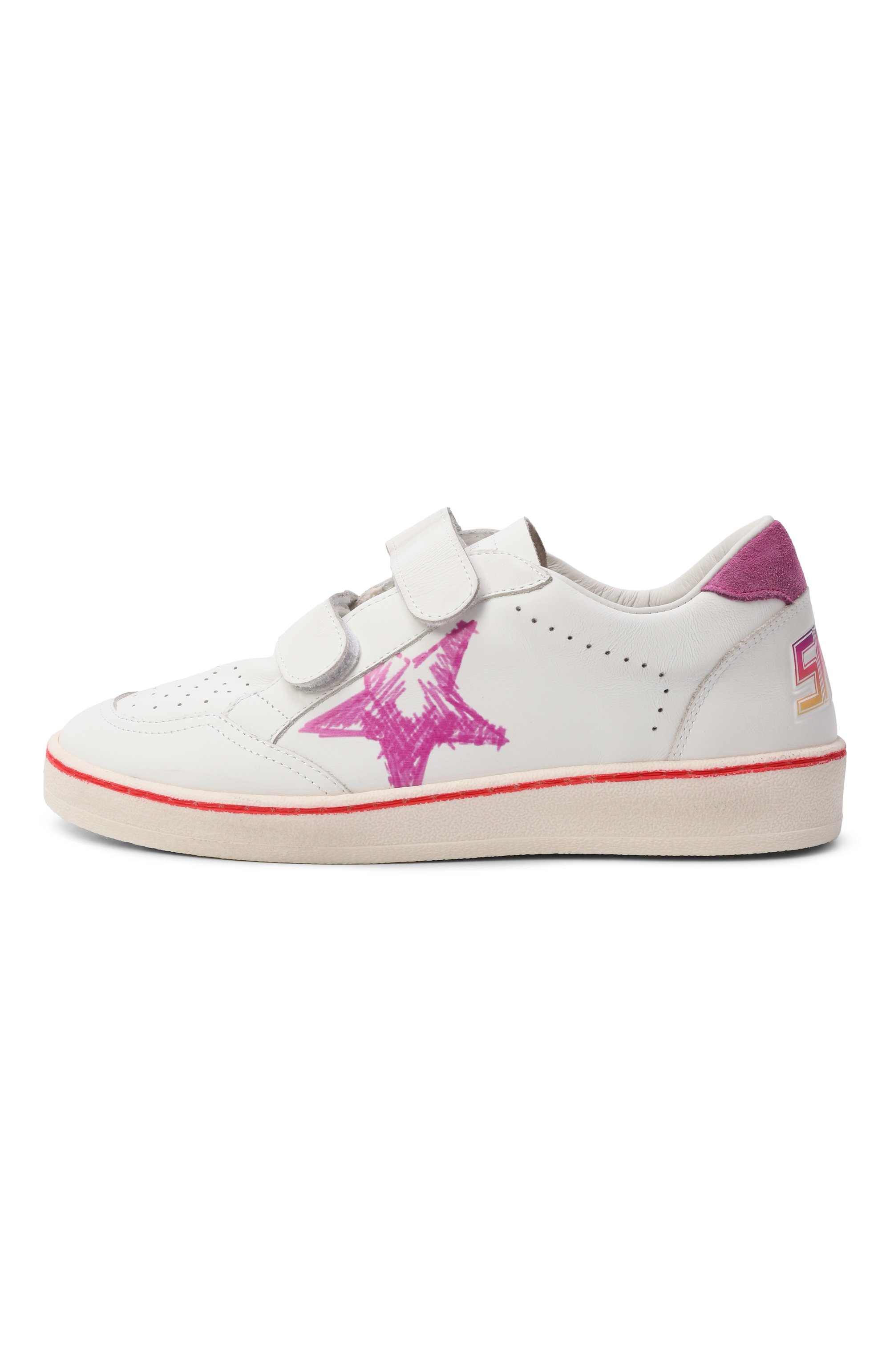 Кожаные кеды ball star GOLDEN GOOSE DELUXE BRAND, арт. GTF00926.F007445, фото 2