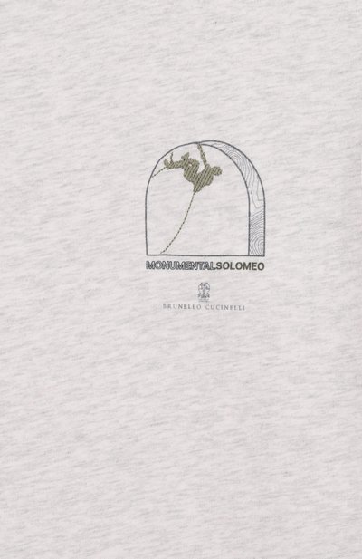 Хлопковый лонгслив BRUNELLO CUCINELLI, арт. B0B13T178C, фото 3