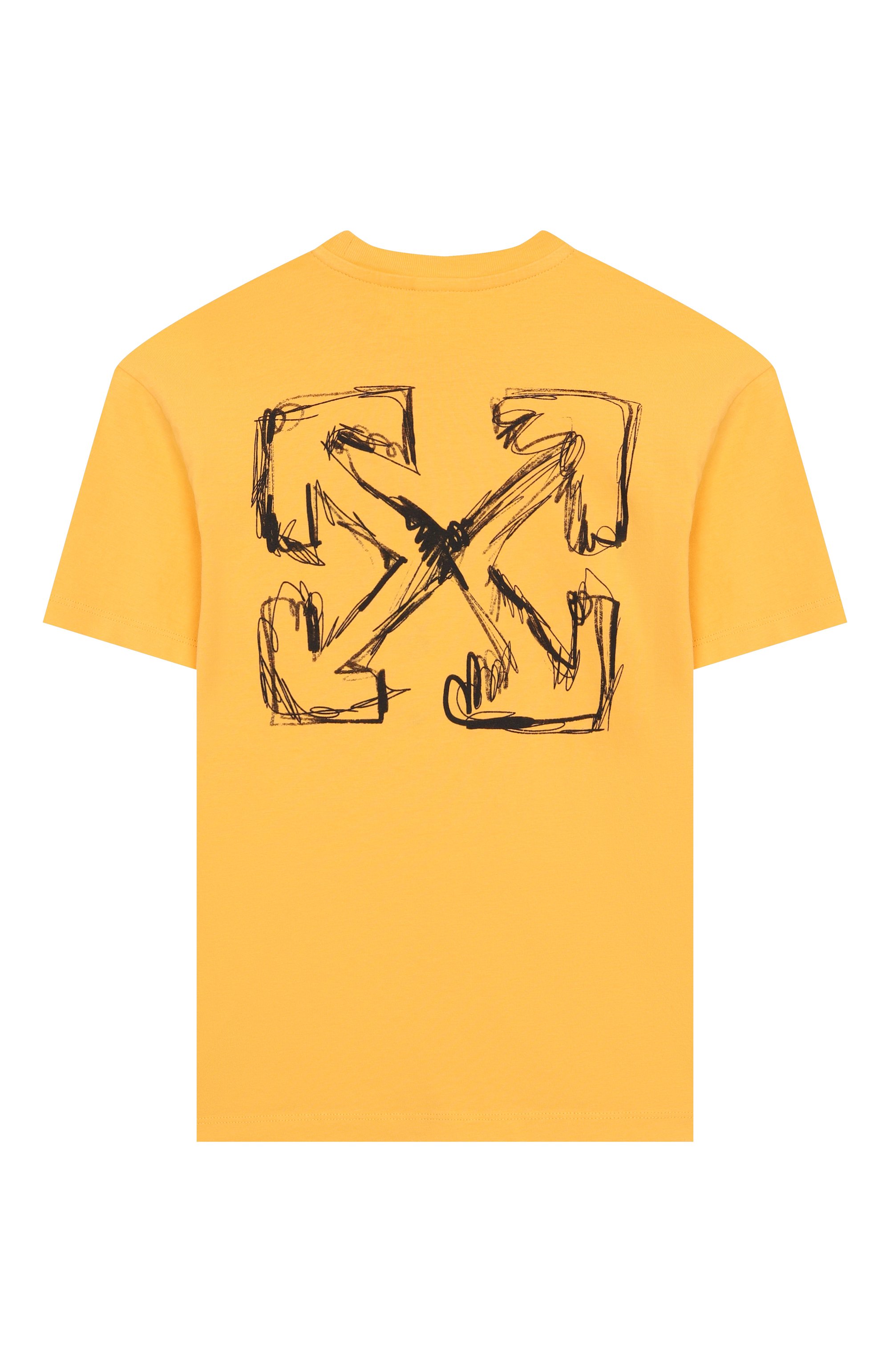 Хлопковая футболка OFF-WHITE, арт. 0BAA002S25JER00A/4-12, фото 2