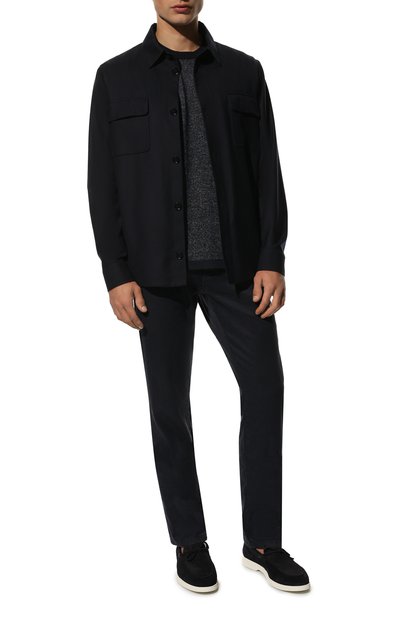 Замшевые лоферы BOSS, арт. 50474488, фото 2