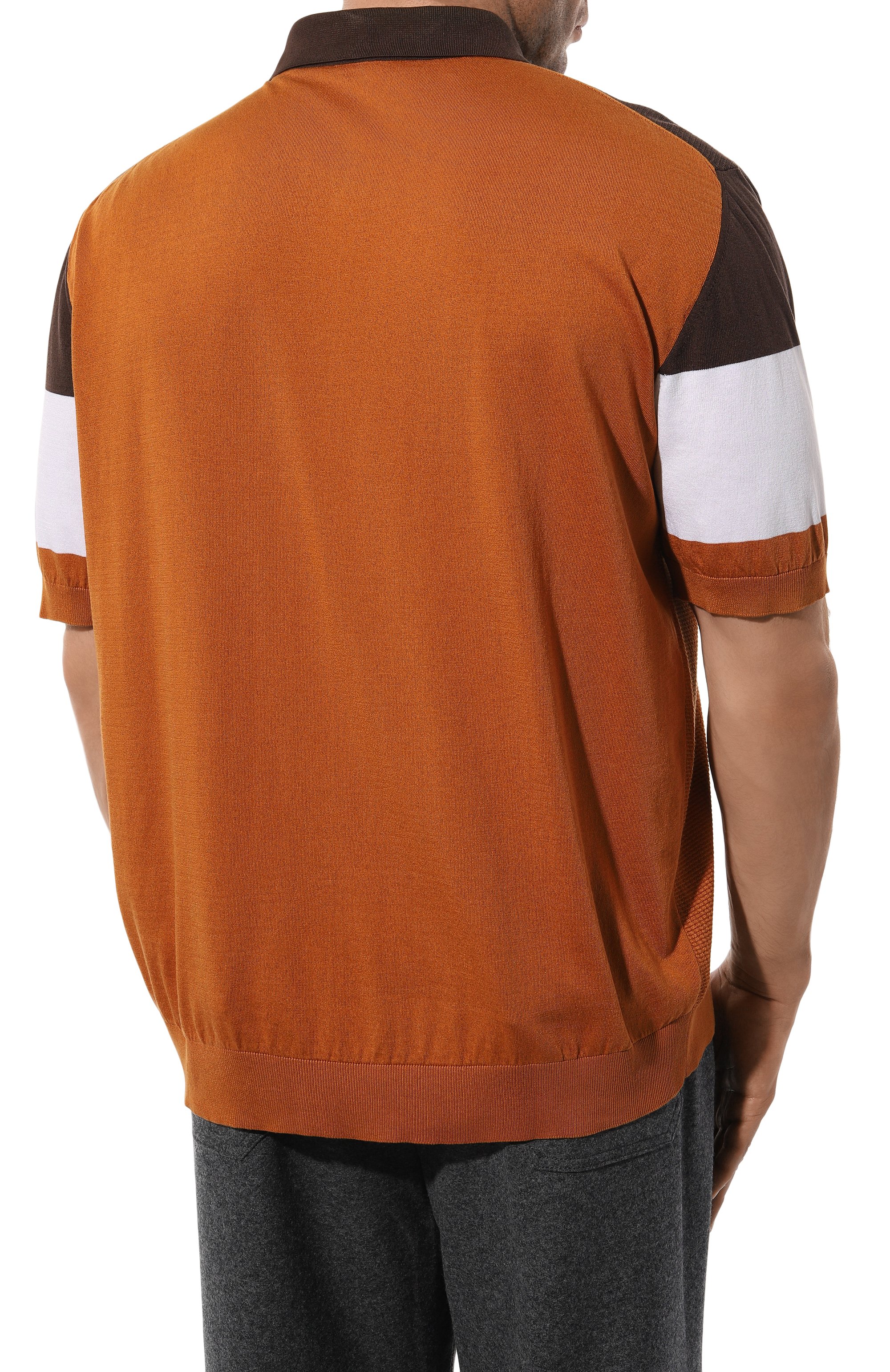 Поло из шелка и хлопка ZILLI, арт. KZP002M0142VH0L00_1, фото 4