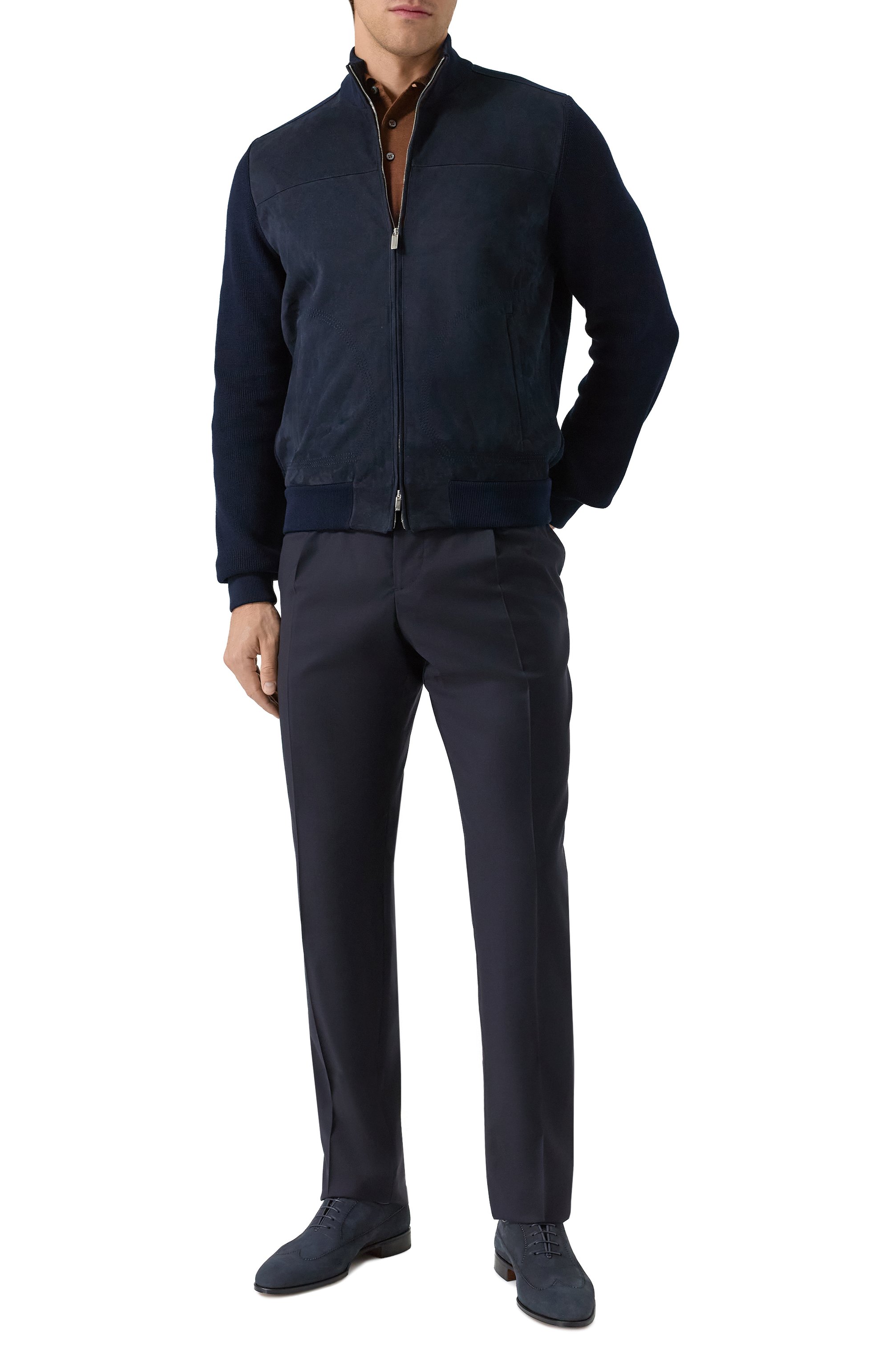 Замшевые оксфорды ZILLI, арт. H0124AM1107VLSW03, фото 2