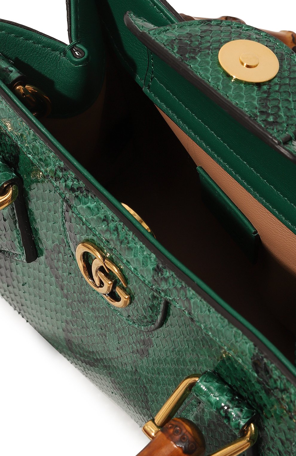 Сумка-тоут diana small из кожи питона GUCCI, арт. 655661 LU3ZT, фото 5