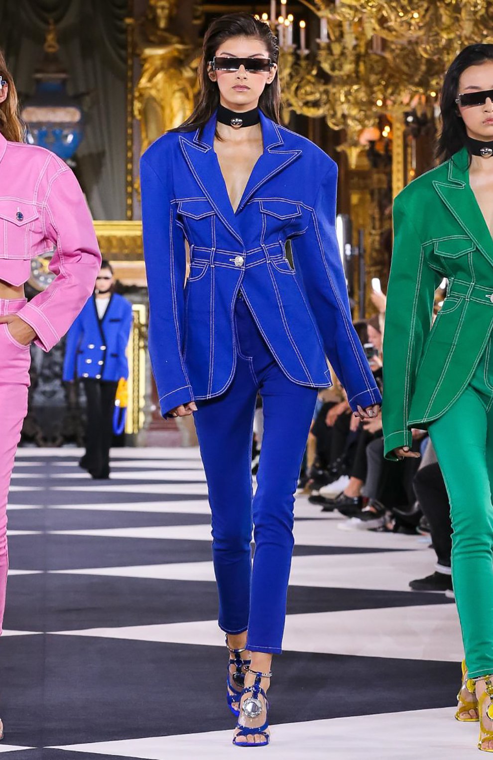 Джинсовый жакет BALMAIN, арт. TF07315/D022, фото 6