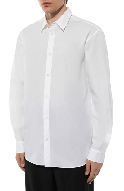 Хлопковая рубашка ANN DEMEULEMEESTER, арт. C000-M-SH04-FA296-001, фото 3