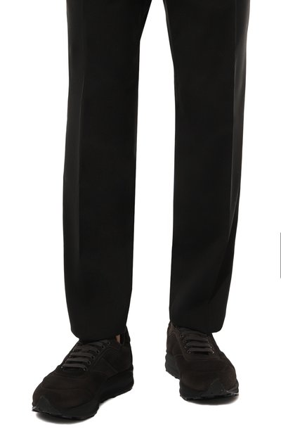 Замшевые кроссовки earthly CORNELIANI, арт. 94TM54-9420915, фото 3