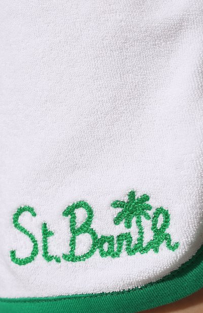 Хлопковые шорты MC2 SAINT BARTH белого цвета по цене 12700 руб., арт. STBW FRANNIE/FRAN001/01675B, фото 5 Хлопковые шорты MC2 SAINT BARTH, арт. STBW FRANNIE/FRAN001/01675B, фото 5