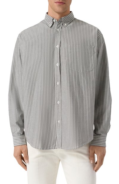 Хлопковая рубашка HUGO BLUE, арт. 50534183, фото 3