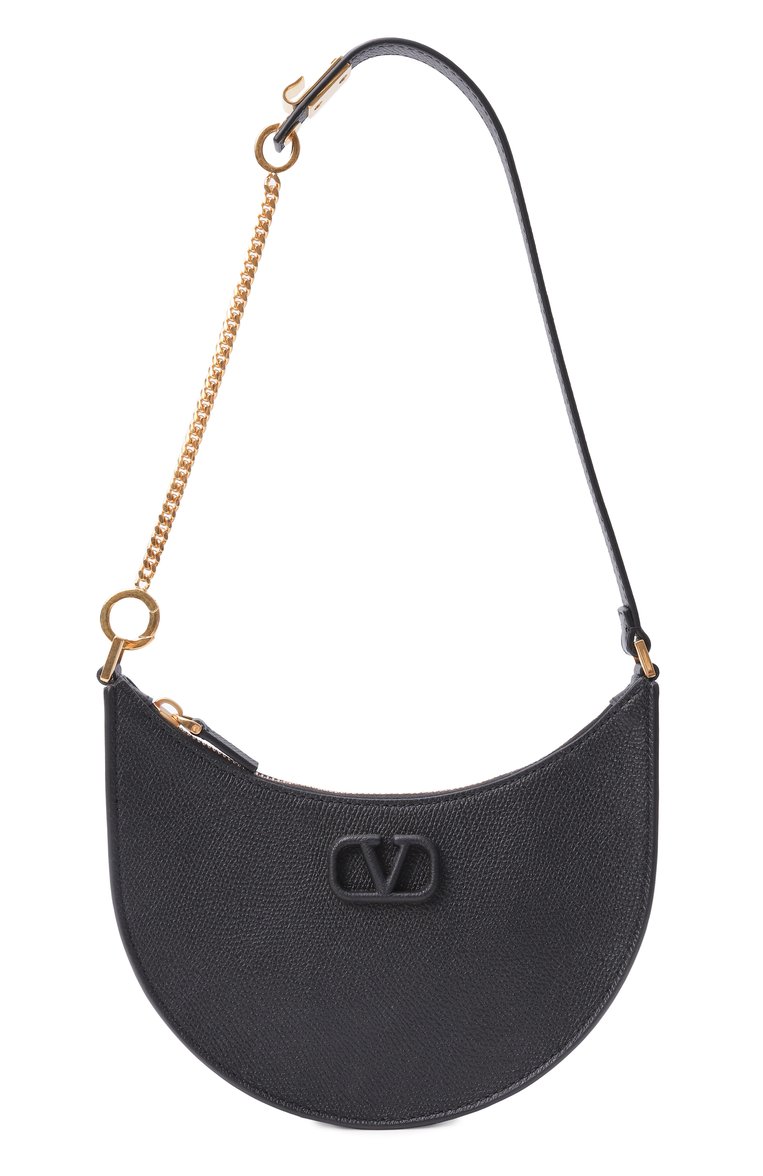 Женская сумка vlogo signature mini VALENTINO черного цвета, арт. 6W2P0W19/RQR | Фото 8 (Материал: Натуральная кожа; Размер: mini)
