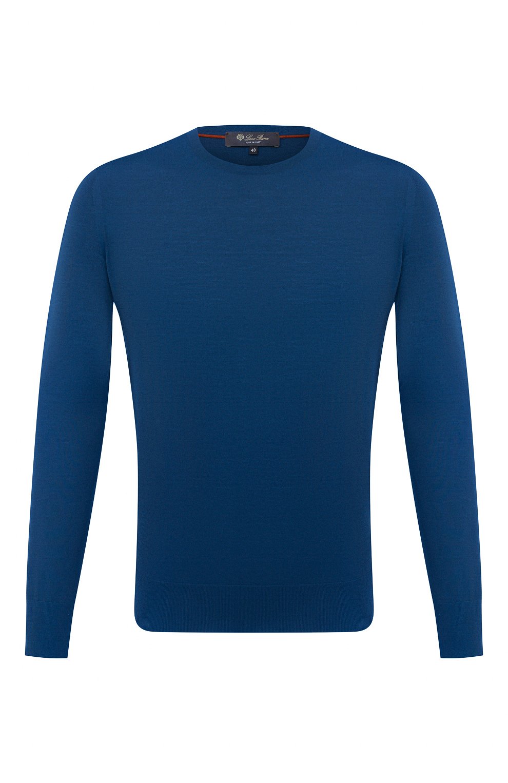 Шерстяной джемпер LORO PIANA синего цвета по цене 151000 руб., арт. FAI1916, фото 1 Шерстяной джемпер LORO PIANA, арт. FAI1916, фото 1