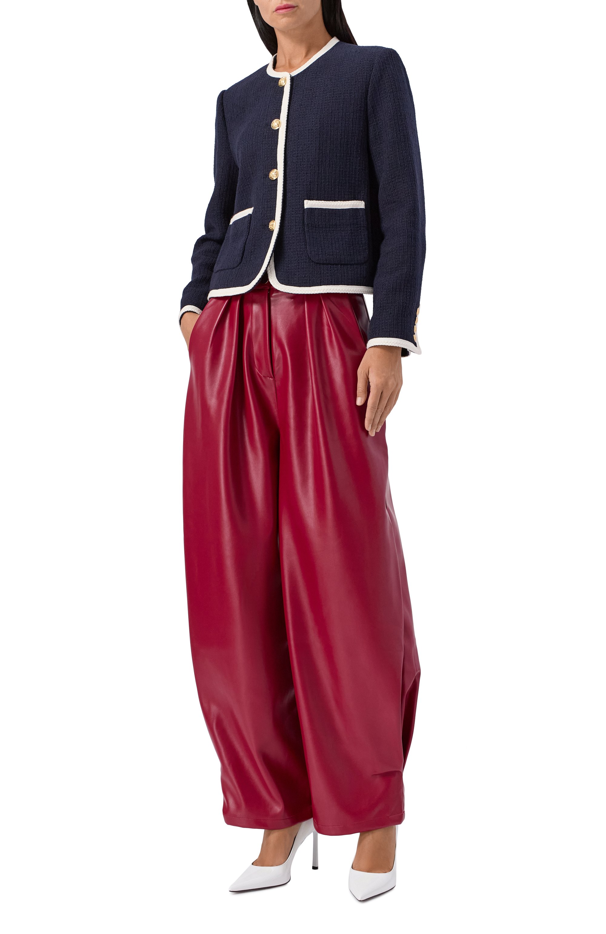 Брюки из экокожи ROWEN ROSE, арт. PNT_RR286/EC0 LEATHER, фото 2