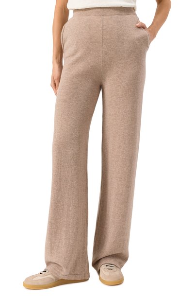 Брюки из кашемира и шелка MVST бежевого цвета по цене 135500 руб., арт. WF60-1045MU, фото 3 Брюки из кашемира и шелка MVST, арт. WF60-1045MU, фото 3