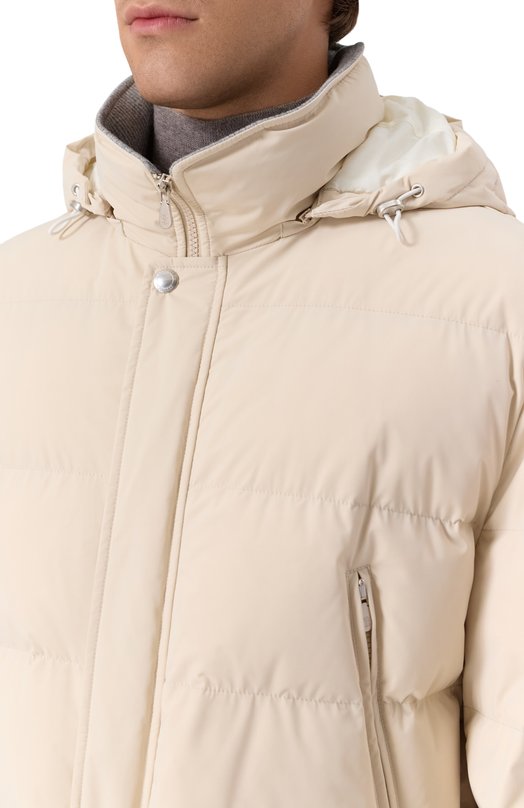 Пуховик Brunello Cucinelli MM4911823 Бежевый  MM4911823 Фото 5