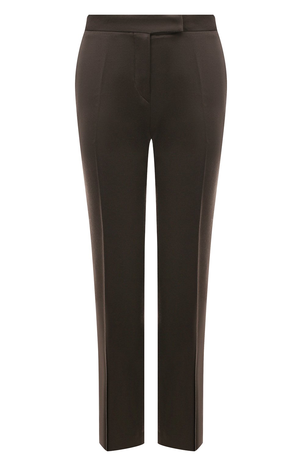 Шерстяные брюки SASUPHI коричневого цвета по цене 95500 руб., арт. W23301/W0, фото 1 Шерстяные брюки SASUPHI, арт. W23301/W0, фото 1