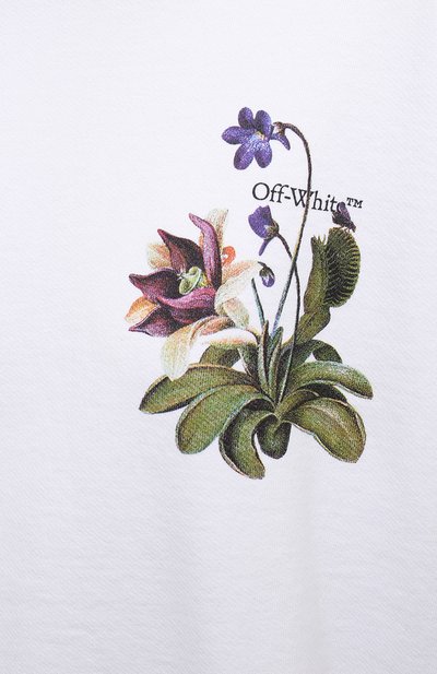 Хлопковый свитшот OFF-WHITE белого цвета по цене 54650 руб., арт. 0WBA062S21JER003, фото 5 Хлопковый свитшот OFF-WHITE, арт. 0WBA062S21JER003, фото 5