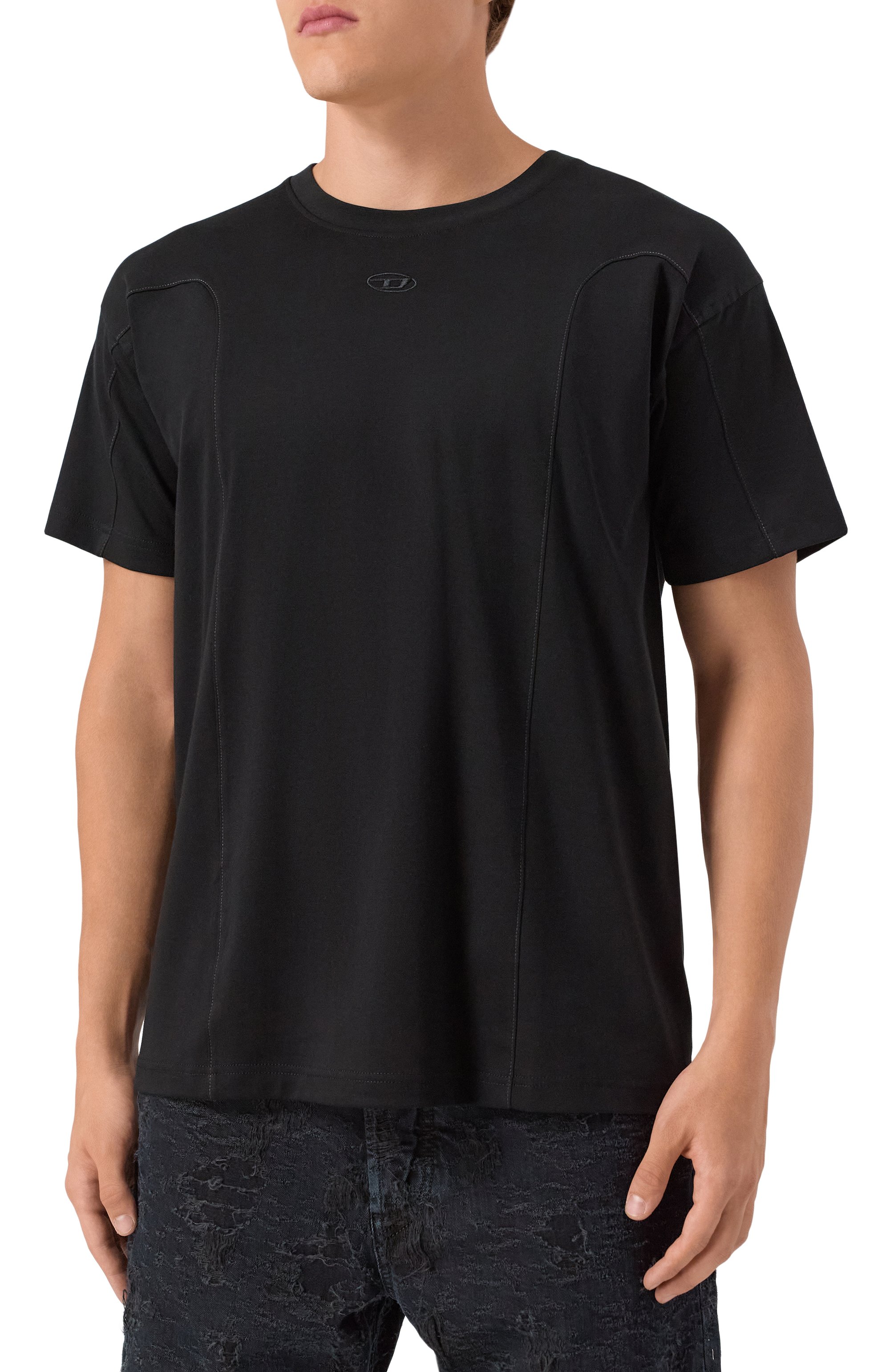 Хлопковая футболка DIESEL, арт. A19524/0AIJU, фото 3