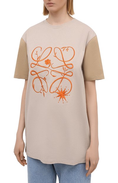 Хлопковая футболка LOEWE, арт. S540Y22X08, фото 3