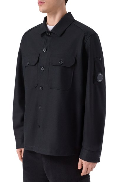 Шерстяная рубашка C.P. COMPANY, арт. 19CM0S271A110498A, фото 3