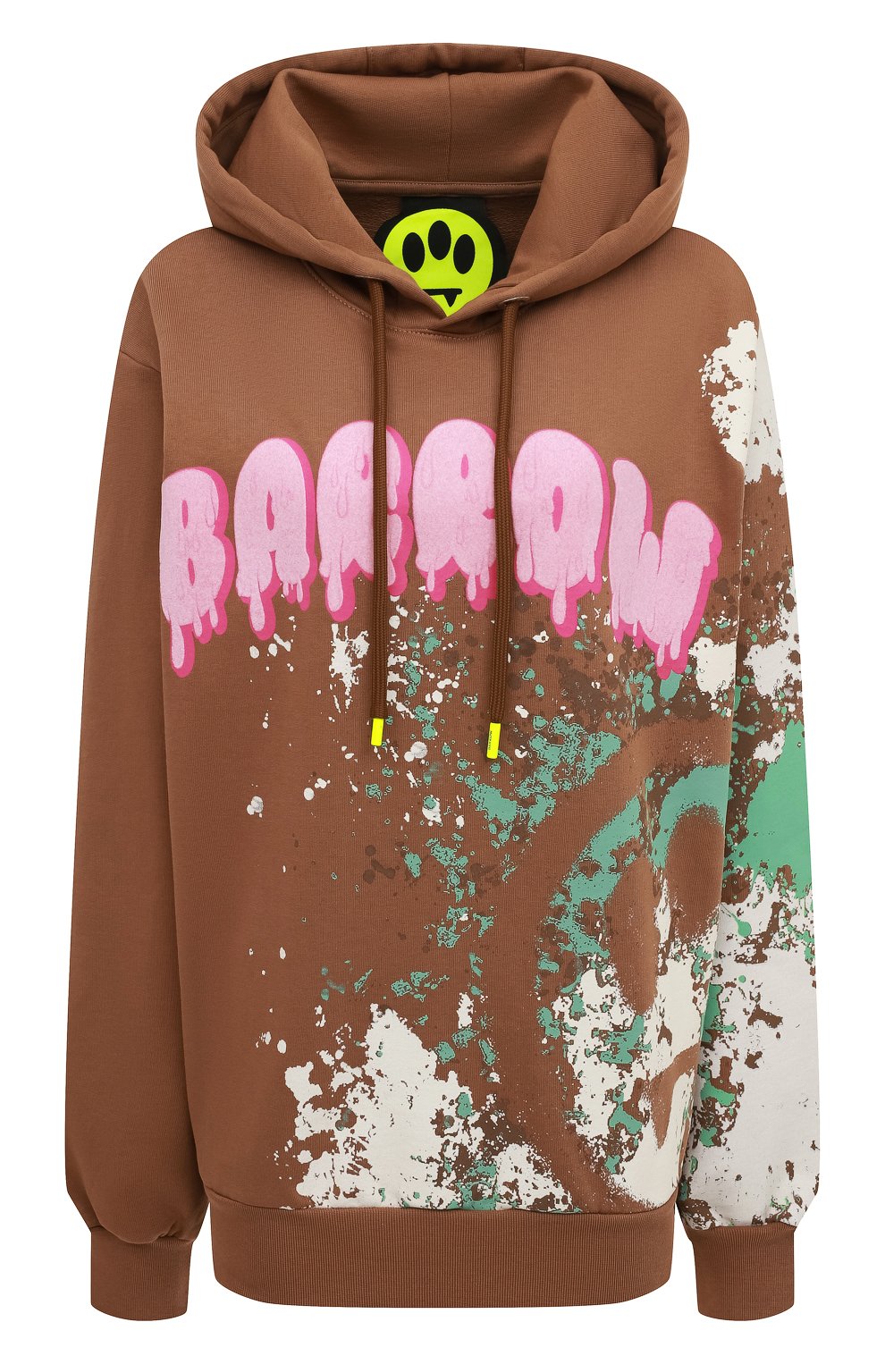 Хлопковое худи BARROW бежевого цвета по цене 29950 руб., арт. 032500/W, фото 1 Хлопковое худи BARROW, арт. 032500/W, фото 1