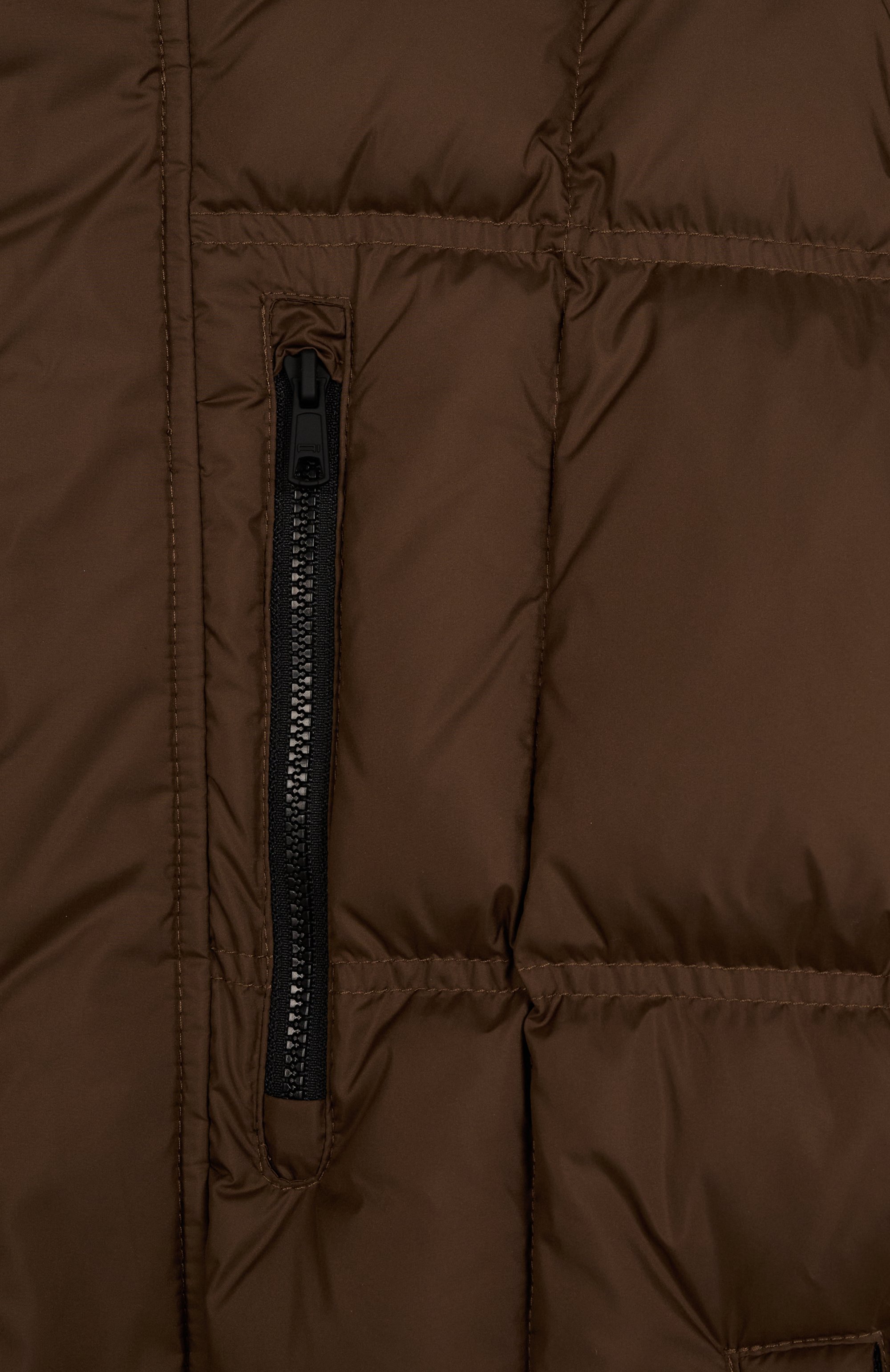 Пуховое пальто AI RIDERS коричневого цвета по цене 54300 руб., арт. CK720BTTMF5, фото 3 Пуховое пальто AI RIDERS, арт. CK720BTTMF5, фото 3