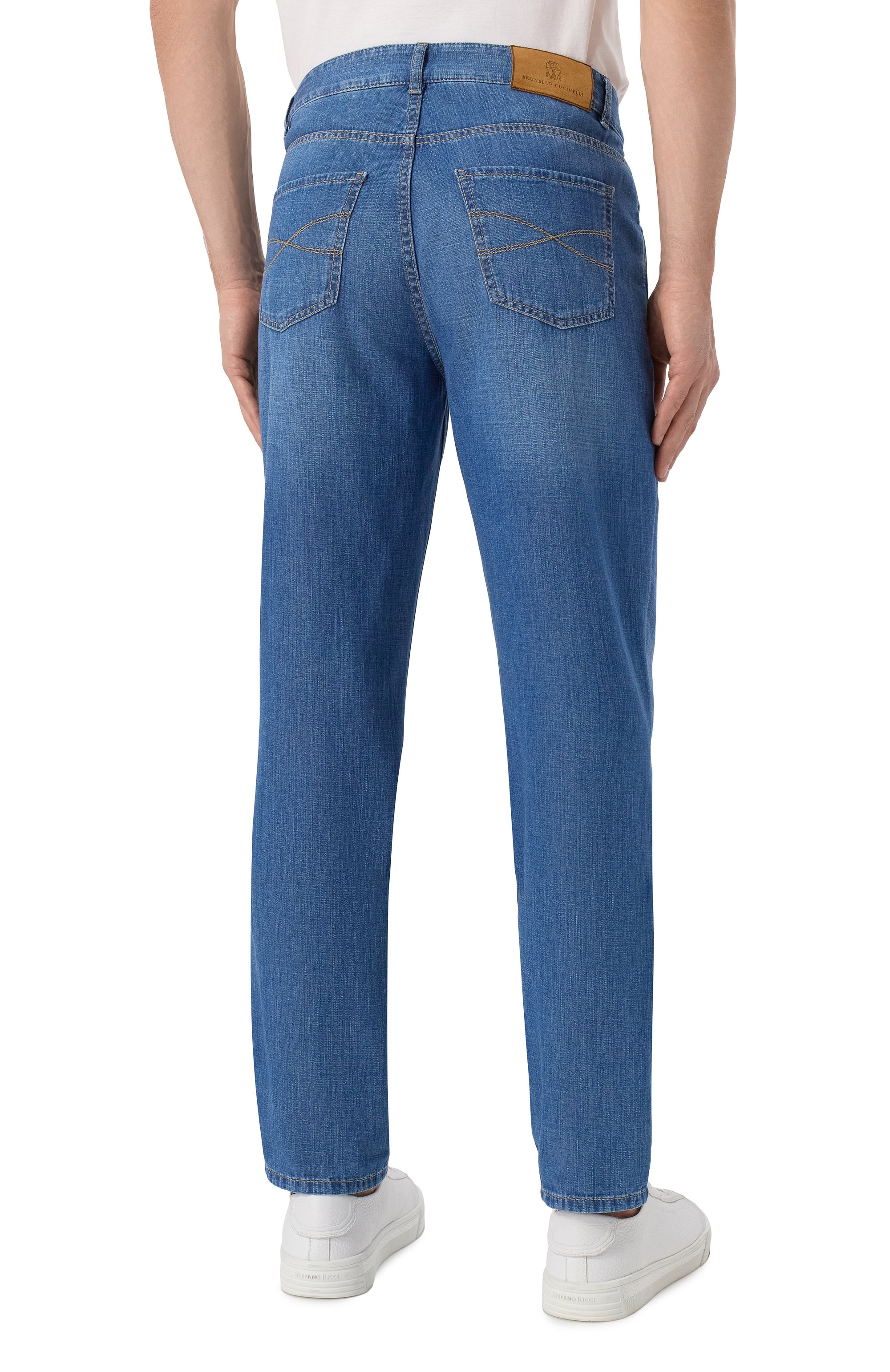 Джинсы traditional fit BRUNELLO CUCINELLI, арт. ME645B3210, фото 4