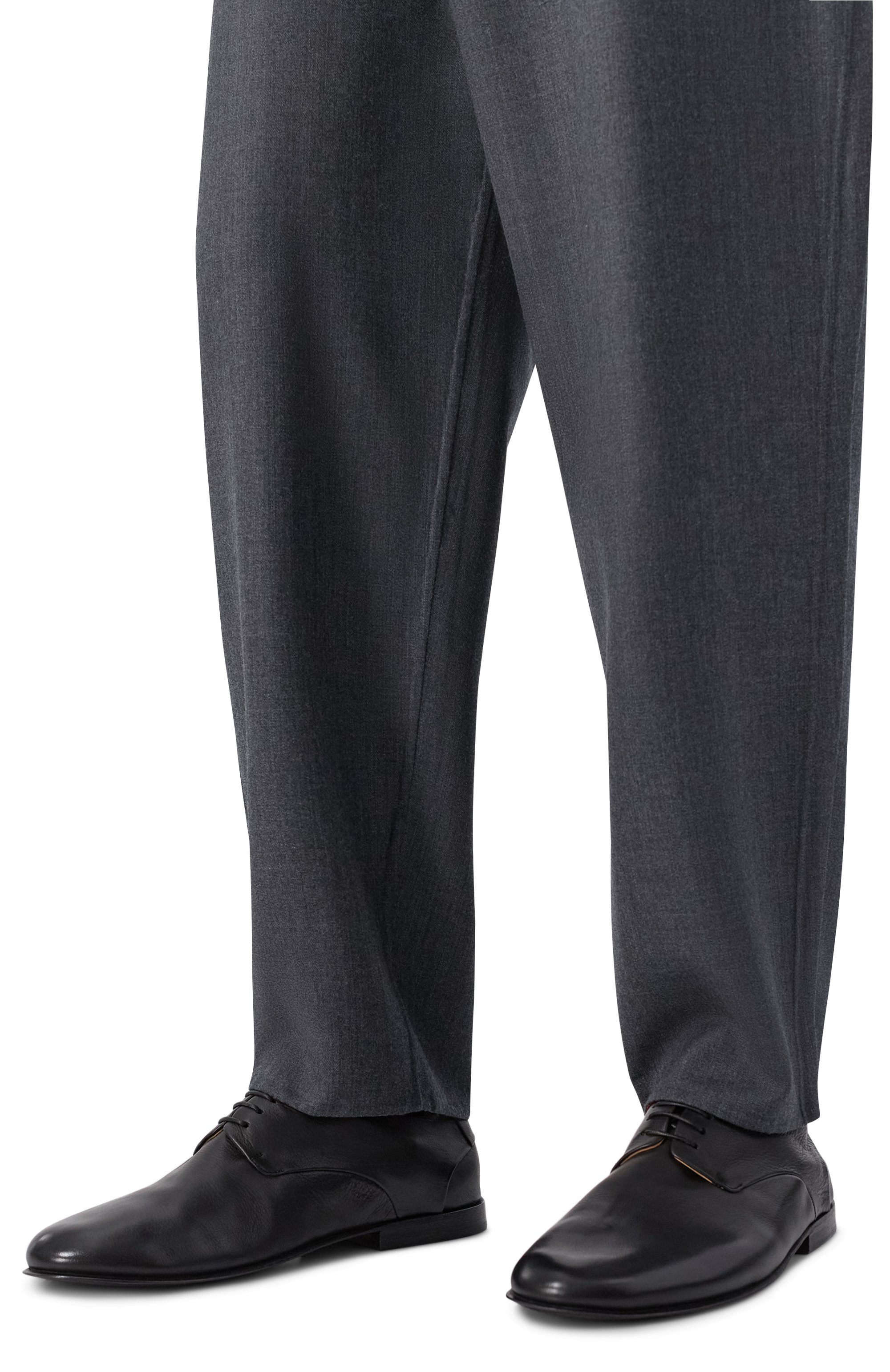 Кожаные дерби stucco MARSELL черного цвета по цене 106500 руб., арт. MM4677/P091, фото 3 Кожаные дерби stucco MARSELL, арт. MM4677/P091, фото 3