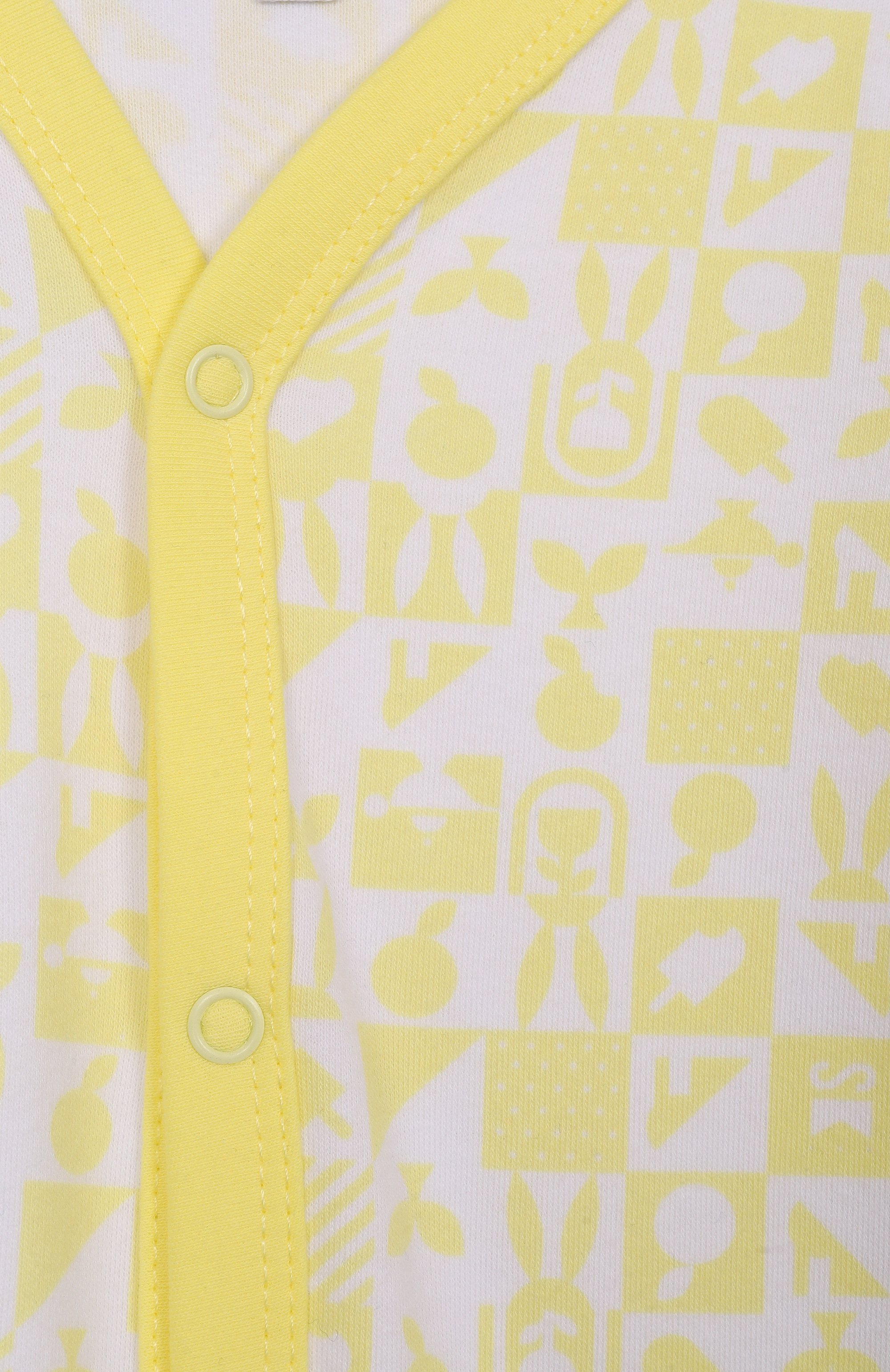 Комплект из боди и комбинезона SASHA KIM желтого цвета по цене 4000 руб., арт. SK-00000955, фото 6 Комплект из боди и комбинезона SASHA KIM, арт. SK-00000955, фото 6