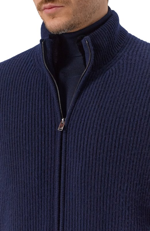 Кашемировый бомбер с подкладкой из норки MVST FTXTRECK-ES3625-2V BS/TR-ES3625-1 Синий  FTXTRECK-ES3625-2V BS/TR-ES3625-1 Фото 5