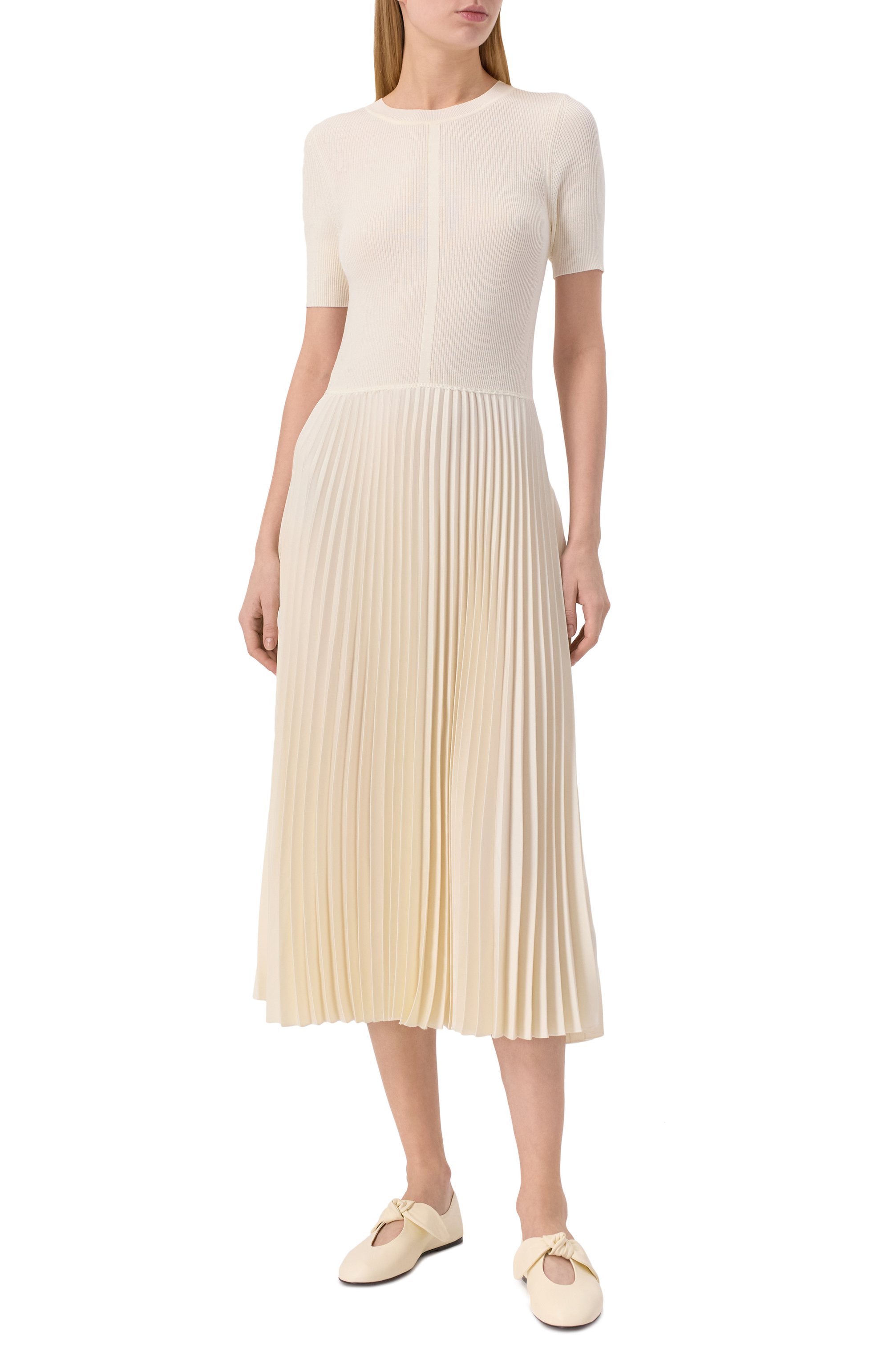 Платье BOSS кремового цвета по цене 52950 руб., арт. 50535658, фото 3 Платье BOSS, арт. 50535658, фото 3