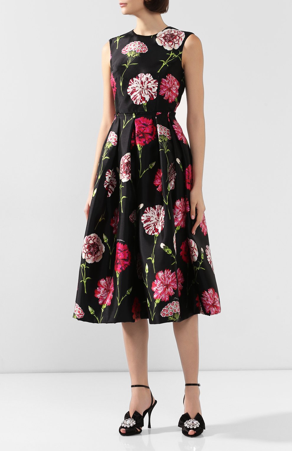 Шелковое платье DOLCE & GABBANA, арт. F6G7HT/HS180, фото 3