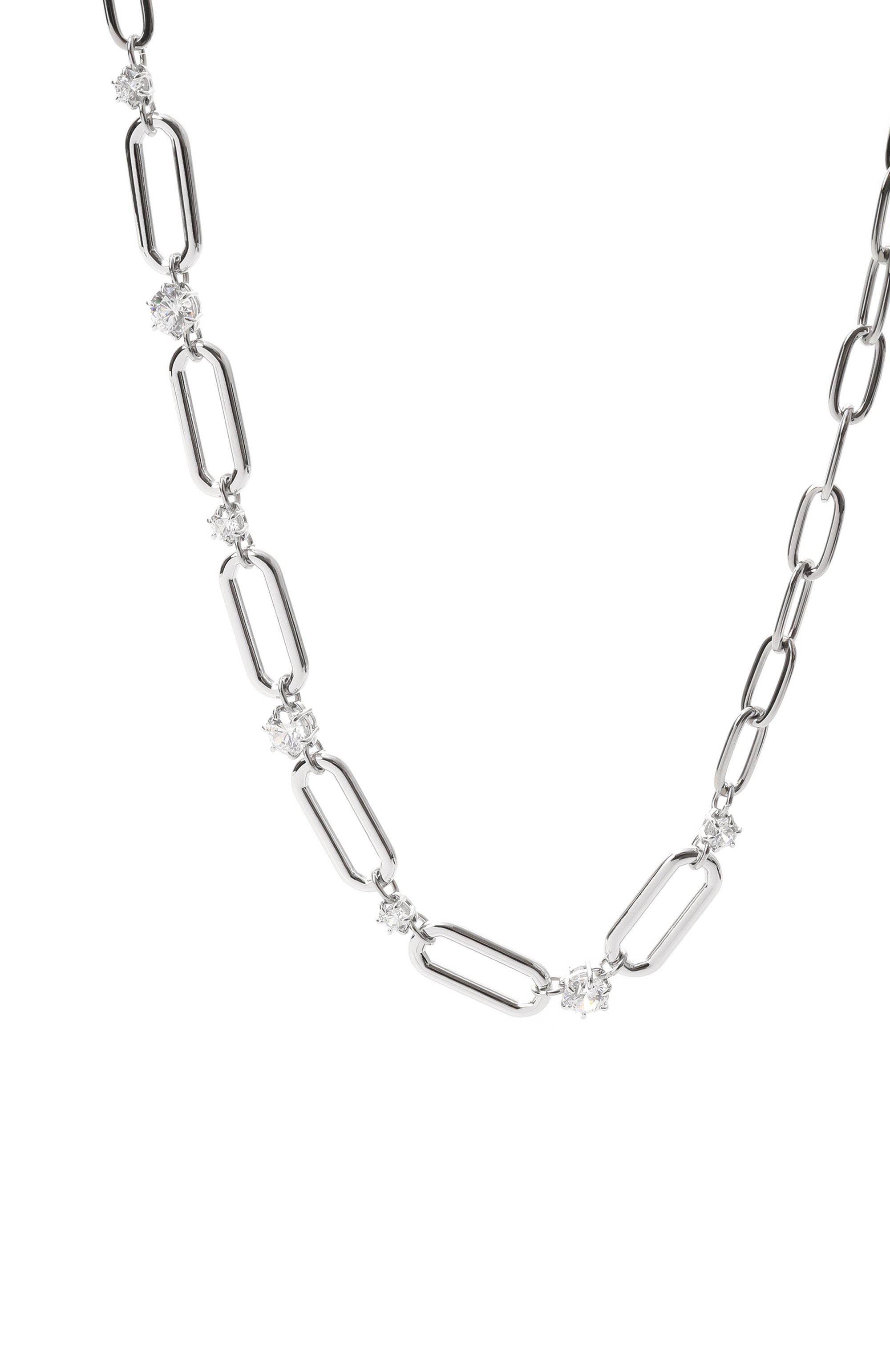 Колье constella SWAROVSKI серебряного цвета по цене 27550 руб., арт. 5683360, фото 3 Колье constella SWAROVSKI, арт. 5683360, фото 3