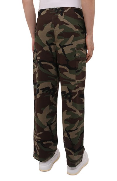 Хлопковые брюки-карго CELINE, арт. 2Z133494M, фото 4