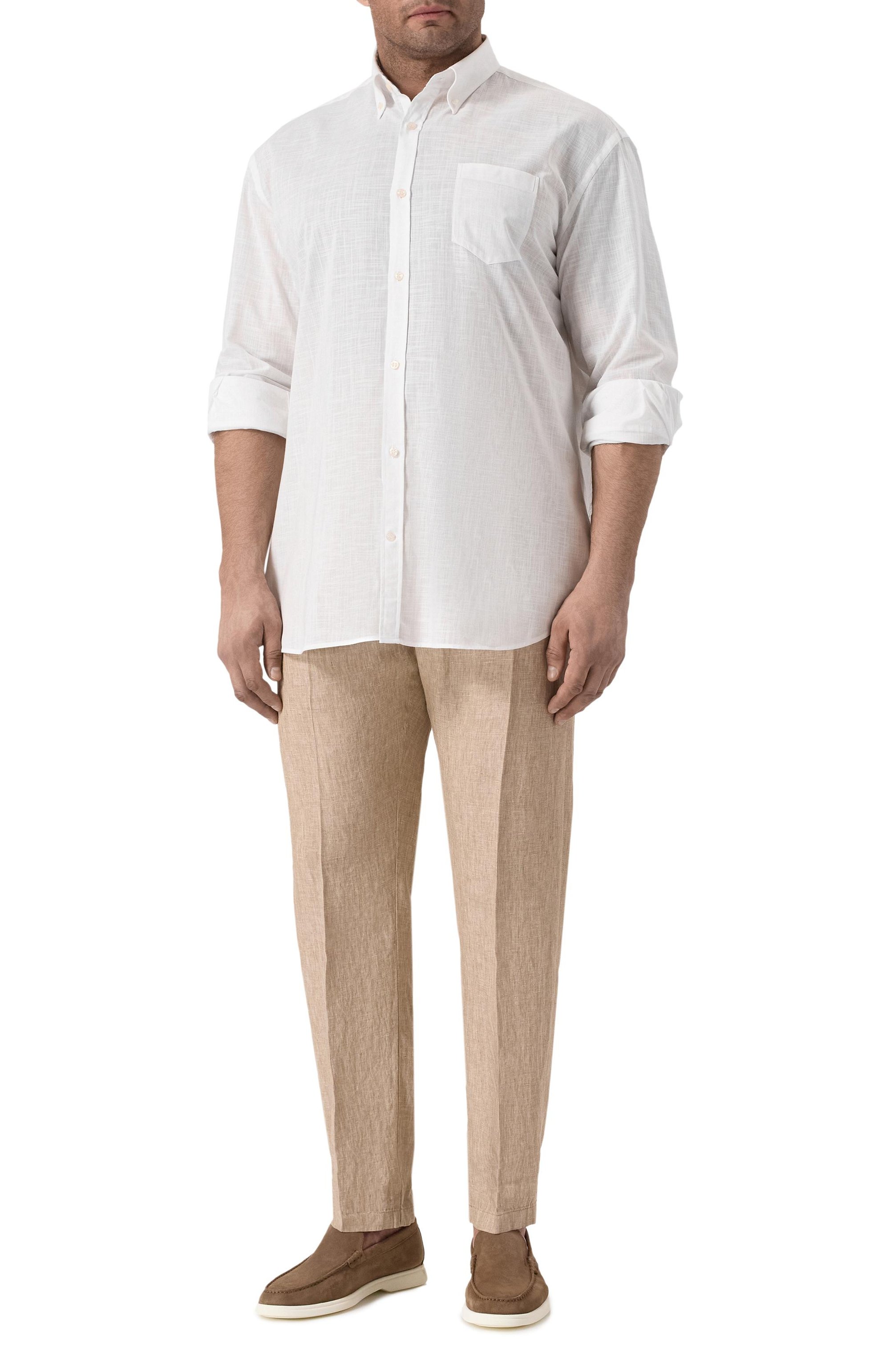 Хлопковая рубашка PAUL&SHARK, арт. 25413230R/49, фото 2