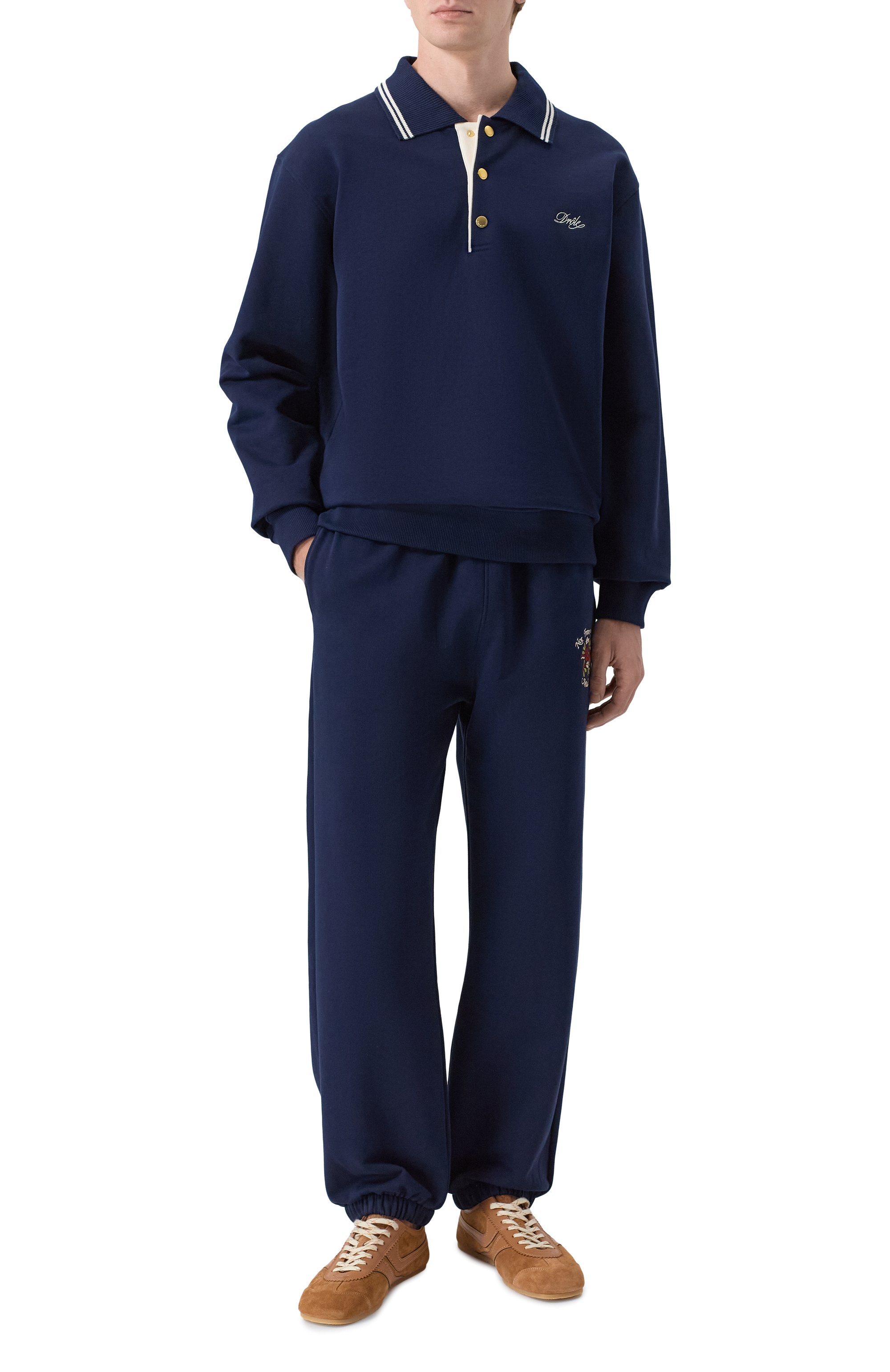 Хлопковые джоггеры DROLE DE MONSIEUR, арт. J-BP188-C0127-NY, фото 2