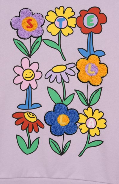 Хлопковый свитшот STELLA MCCARTNEY, арт. TX4A60, фото 3